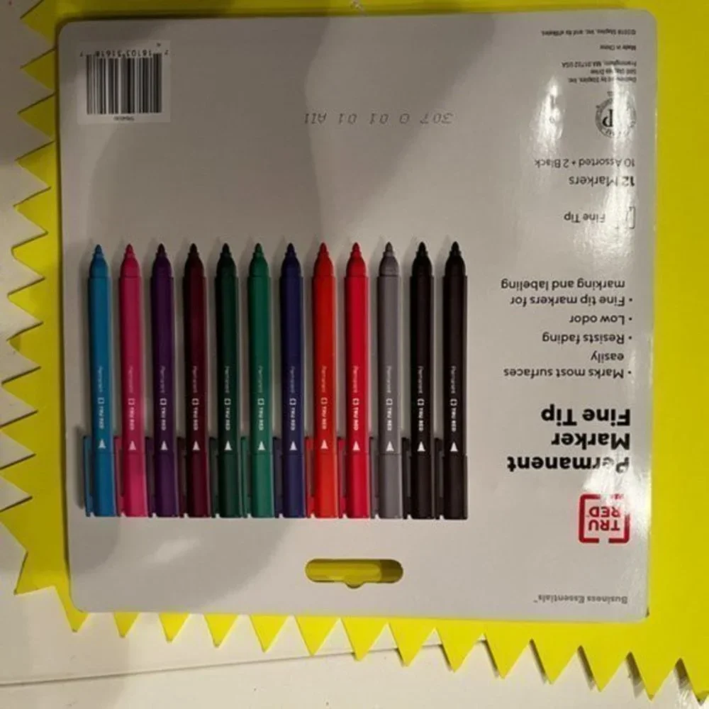 Tru Red / Staples permanent markers